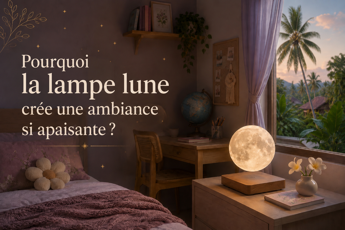 Pourquoi la lampe lune crée une ambiance si apaisante ?