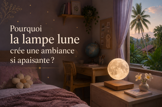 Pourquoi la lampe lune crée une ambiance si apaisante ?