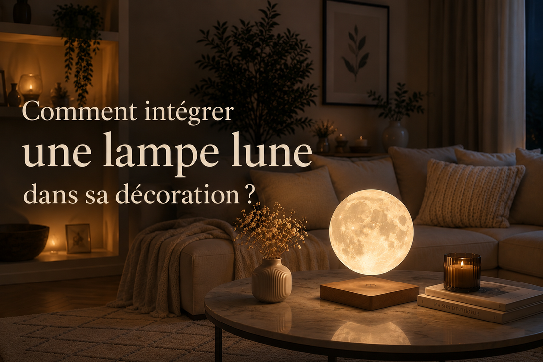 Comment intégrer une lampe lune dans sa décoration intérieure ?