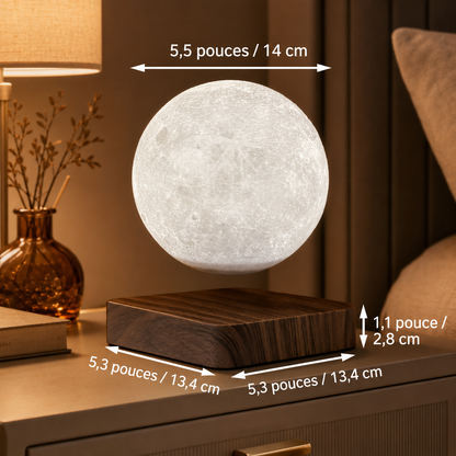 Lampe Lune Flottante - Éclairez vos nuits !