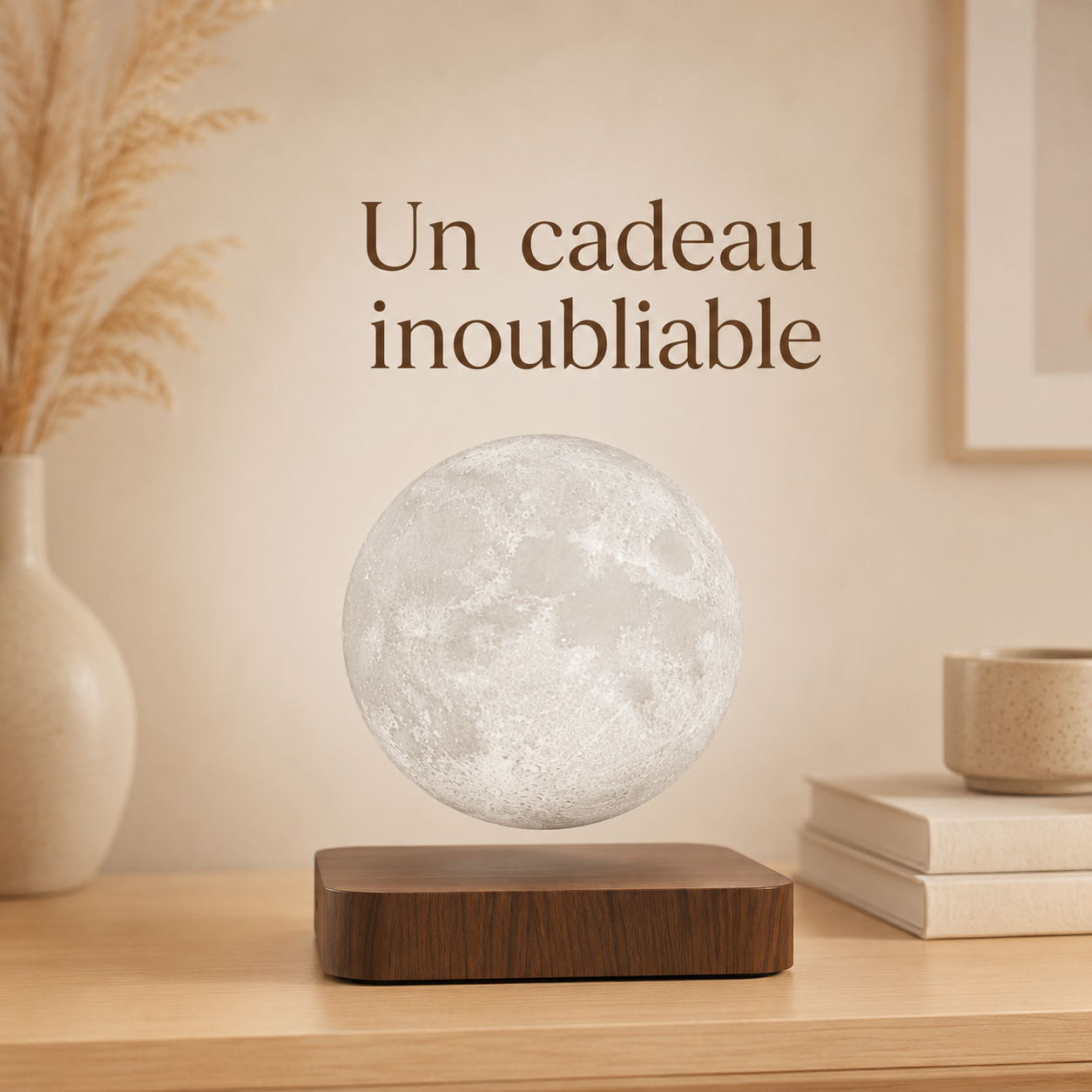 Lampe Lune Flottante - Éclairez vos nuits !